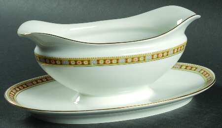 Granville Gravy Boat with Attached Underplate