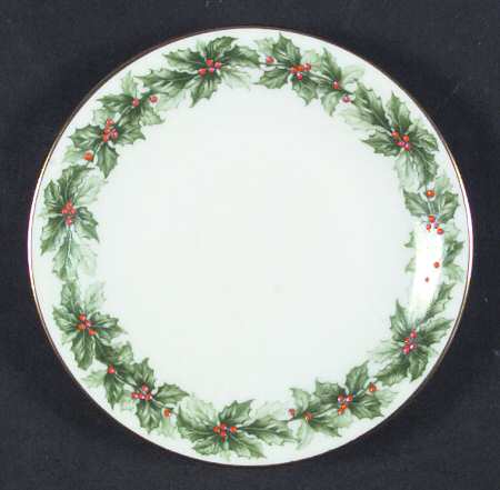 Holly Bread & Butter Plate