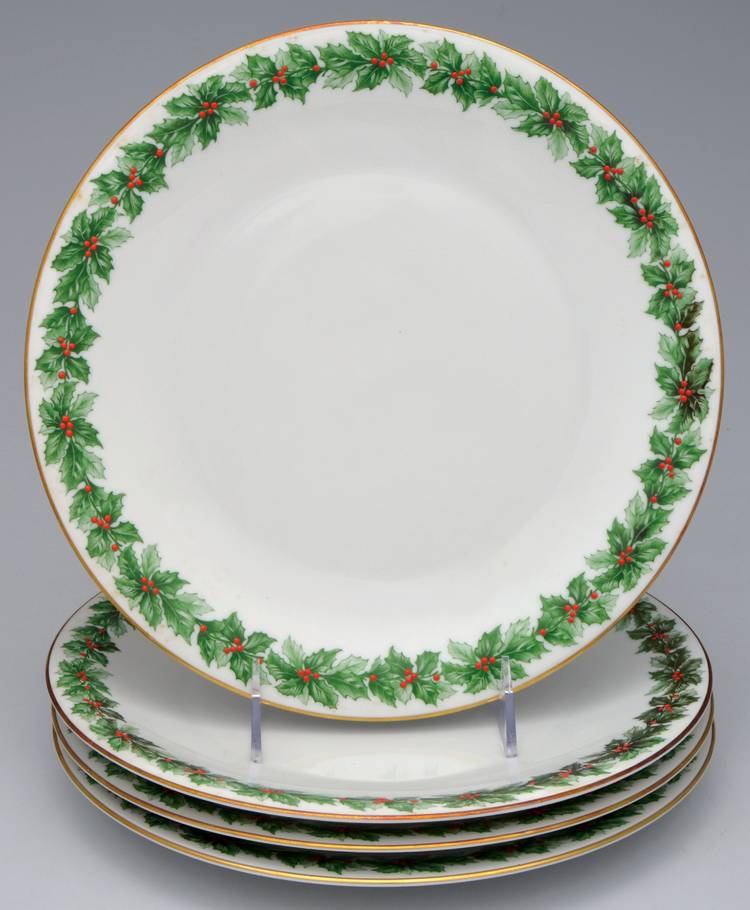 Holly Dinner Plate - Set of 4