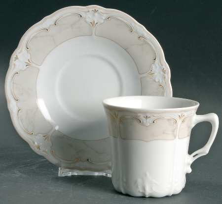 Jacqueline Flat Cup & Saucer Set