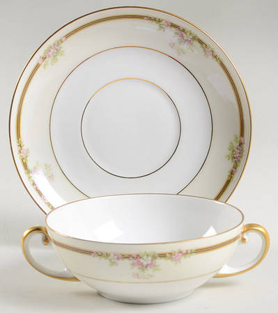 Madison Flat Cream Soup Bowl & Saucer Set