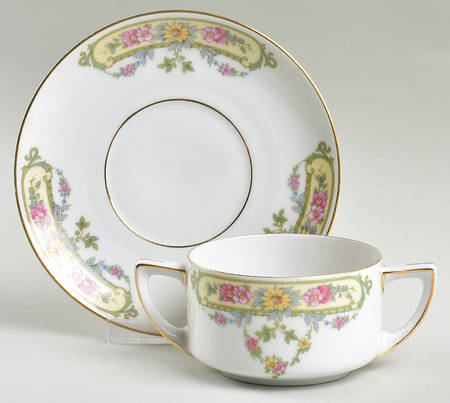 Monmouth Flat Bouillon Cup & Saucer