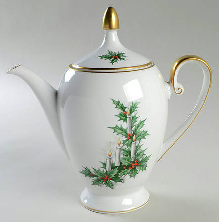 Noel Coffee Pot & Lid