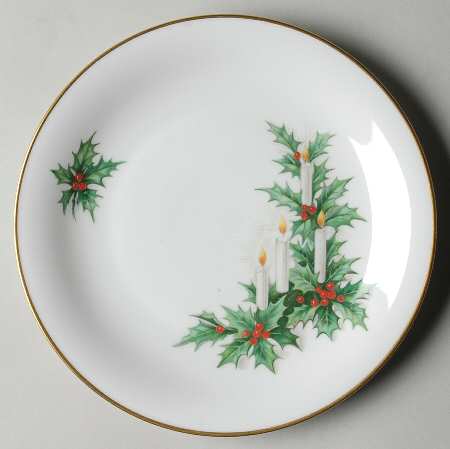 Noel Salad Plate