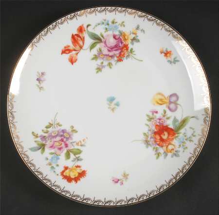 Old Meissen 12" Chop Plate (Round Platter)