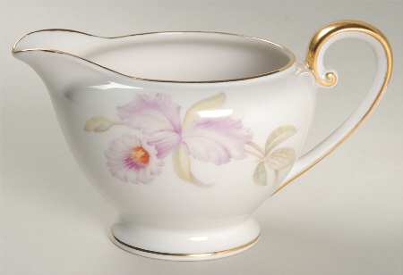Orchid (White Background) Creamer