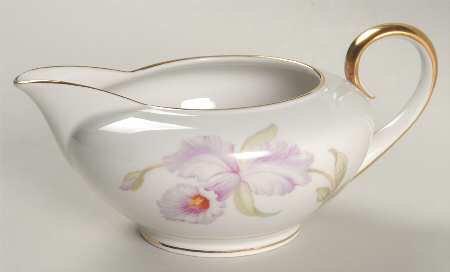 Orchid (White Background) Creamer