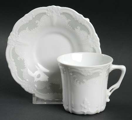 Orleans Flat Demitasse Cup & Saucer Set