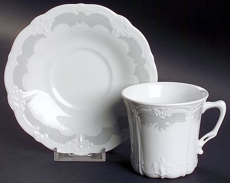 Orleans Flat Cup & Saucer Set