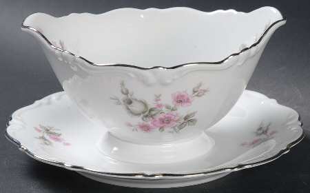 Picardy Gravy Boat with Attached Underplate