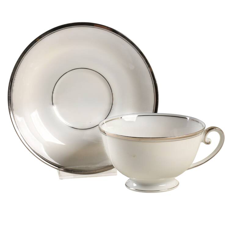 Plymouth Footed Cup & Saucer Set