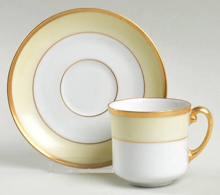 Plymouth Flat Demitasse Cup & Saucer Set