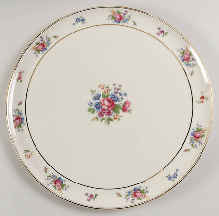 Queen's Rose Smooth #4416 14" Chop Plate (Round Platter)