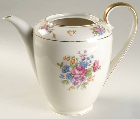 Queen's Rose Smooth #4416 Coffee Pot No Lid