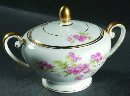 Rambler Rose Sugar Bowl & Lid