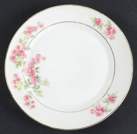 Rambler Rose Salad Plate
