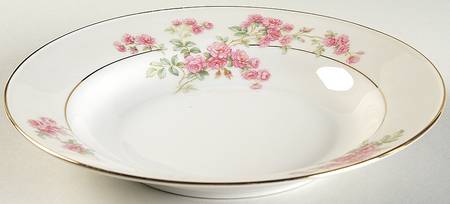 Rambler Rose Rim Soup Bowl