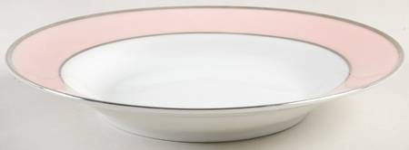 Rose Du Barry Rim Soup Bowl