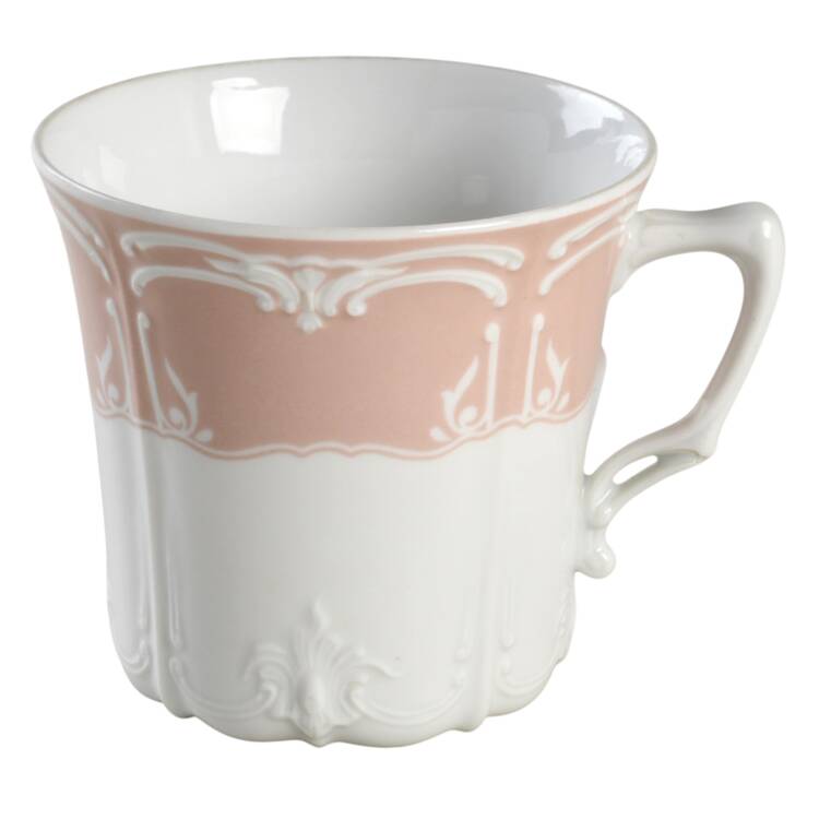 Rose (Pale Pink Color Band) Flat Cup
