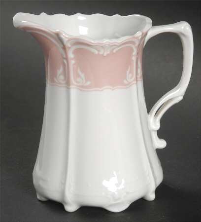 Rose (Pale Pink Color Band) Creamer