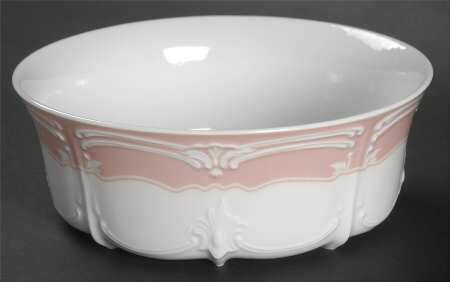 Rose (Pale Pink Color Band) Fruit/Cereal Bowl