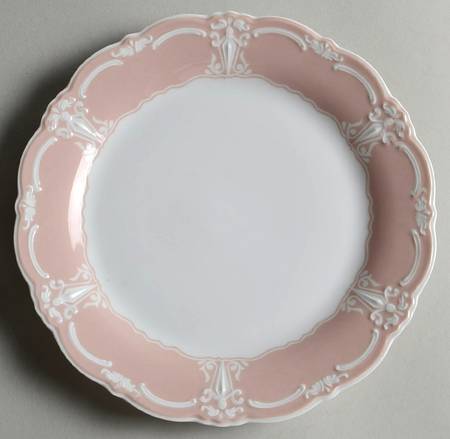 Rose (Pale Pink Color Band) Bread & Butter Plate