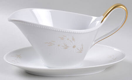 Shasta Gravy Boat with Attached Underplate