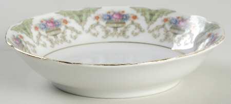 The Shannon (White Border) Fruit/Dessert (Sauce) Bowl