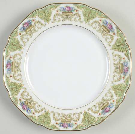 The Shannon (White Border) Salad Plate