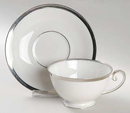The Silverton Footed Cup & Saucer Set