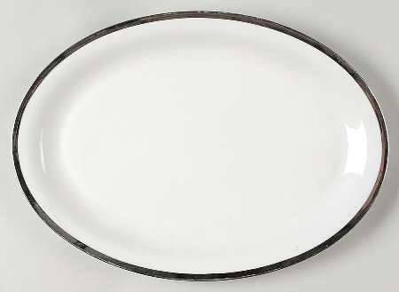 The Silverton 13" Oval Serving Platter