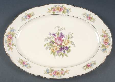 Springtime (US Zone) 15" Oval Serving Platter
