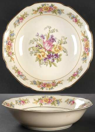 Springtime (US Zone) 8" Round Vegetable Bowl