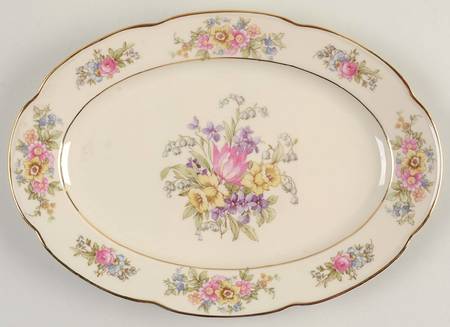 Springtime (US Zone) 11" Oval Serving Platter