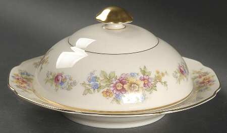 Springtime (Germany) Round Covered Butter