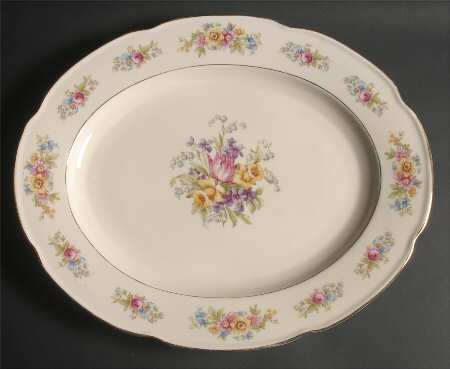 Springtime (Germany) 16" Oval Serving Platter
