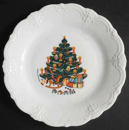Tannenbaum Salad Plate