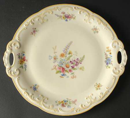 TIR51 Handled Cake Plate