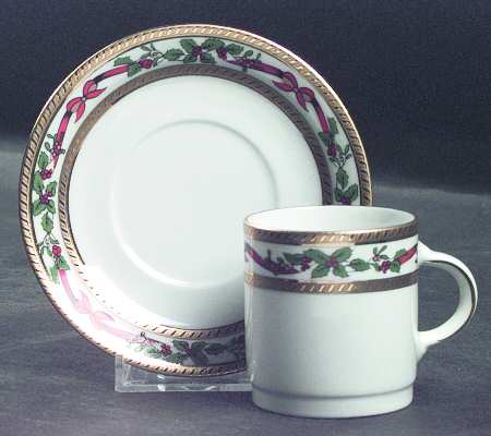 TIR8 Flat Demitasse Cup & Saucer Set