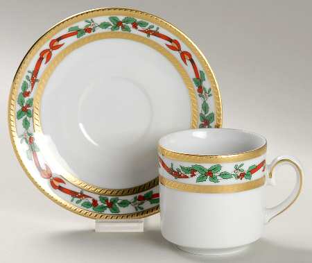 TIR8 Flat Demitasse Cup & Saucer Set by Tirschenreuth