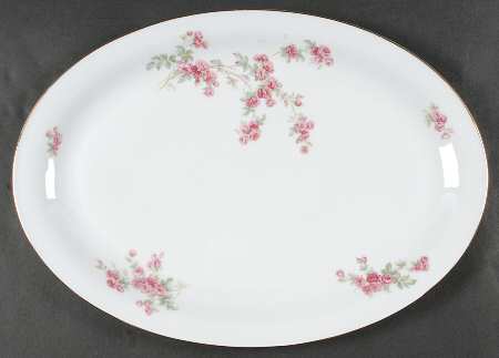 Trellis 15" Oval Serving Platter