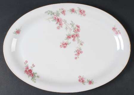 Trellis 13" Oval Serving Platter