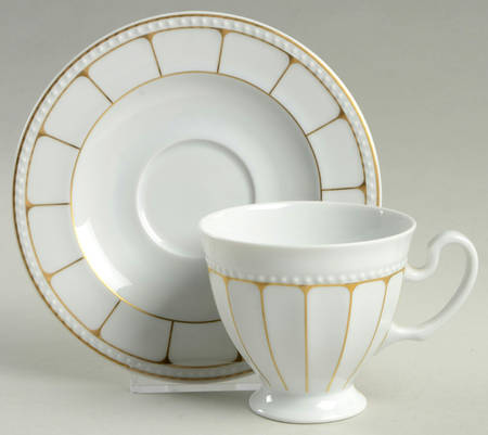 Visconti Footed Cup & Saucer Set