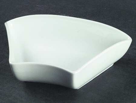 White Fleur 12-Piece Hors d'Oevre (5 1/2" Sections)