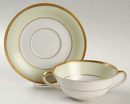 Wilton Flat Cream Soup Bowl & Saucer Set