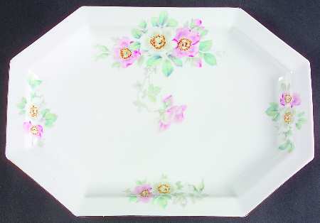 The Wild Rose 12" Oval Serving Platter