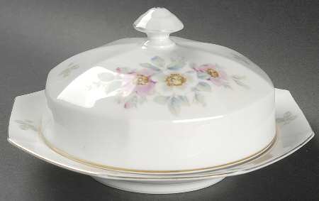 The Wild Rose Round Covered Butter