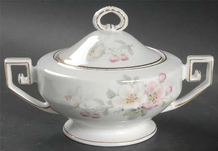 Wild Rose Sugar Bowl & Lid