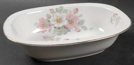 Wild Rose 9" Oval Vegetable Bowl
