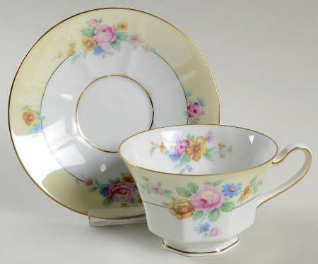 Wrexham Footed Cup & Saucer Set